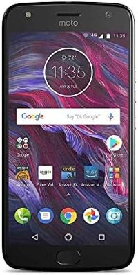 Moto X (thế hệ thứ 4) với Alexa không cần sử dụng tay – 32 GB - Mở khóa – Màu đen tuyệt vời - Đặc quyền Prime