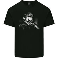 Motocross Rider Xe Máy Motox Dirt Bike Nam Cotton Áo Thun Tee Top