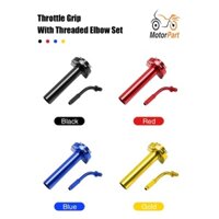 MOTOPARTS SHOP 7/8" Universal CNC Aluminum Throttle Grip Quick Twister Handlebar Grips for Motorcycle Pit Dirt Bike