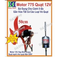 Motor 12V -775 Siêu Mạnh 35W-40W, Có Điều Tốc (5V-36V).