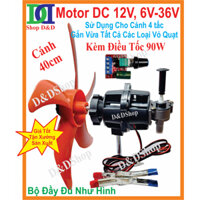 Motor 12V, Loại B3 Và B4(18W-22W). Có Điều Tốc. Gắn Vừa Tất Cả Các Loại Vỏ Quạt. Động Cơ 22W mạnh mẽ. GIÁ XẢ KHO.