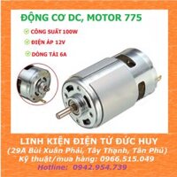 MOTOR 775 CÔNG SUẤT TỐI ĐA 150W,  ĐIỆN ÁP 12V, DÒNG TẢI 6A