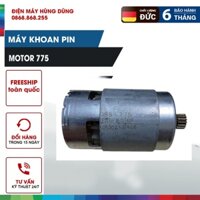 Motor 775 nhông ngắn 16 răng dùng cho máy khoan pin