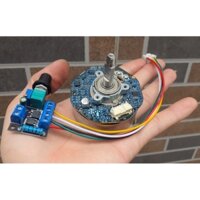 Motor BLDC-Không chổi than NIDEC mã 48F704S360 13-24V 26W trục 8 mới chế quạt, tặng 3 ốc M3