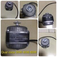 Motor động cơ Quạt tủ mát Coca 25w 40W 60W dùng tản nhiệt cho tủ cocacola chọn đúng công suất khi đặt hàng - Cánh nhôm ĐK 25cm