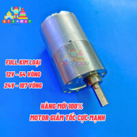 Motor đưa võng giảm tốc mini motor hàng mới 100% 6V - 24V lực mạnh chạy êm bánh răng kim loại 73 - 290 RPM - LK0402