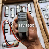 Motor giảm tốc 12v 160 vòng các loại, động cơ giảm tốc 12V, mô tơ giảm tốc 12V làm xe đồ chơi