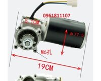 Motor giảm tốc 12v 24v 100W nhông thép hoàn toàn