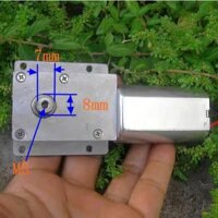 Motor giảm tốc trục vít 24v 46 vòng, động cơ giảm tốc 24V 46 vòng