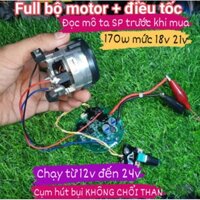 Motor máy hút bụi không than ( BLDC ) Nidec làm cho Ryobi 18v 170w