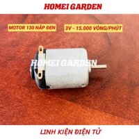 Motor mini 3v mẫu 130 sử dụng nguồn pin mới 100 - NẮP ĐEN