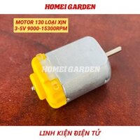 Motor mini 3v mẫu 130 sử dụng nguồn pin mới 100 - NẮP VÀNG XỊN