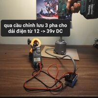 Motor Phát Điện Gió 12v - 39v DIY với AC Servo Motor 450w