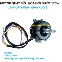 Motor quạt điều hòa hơi nước 120w thuận chiều kim đồng hồ
