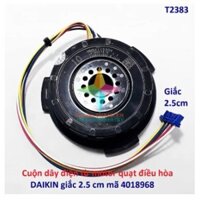 MOTOR QUẠT DL FTKC35QVMV / FTC25NV1V /FTKQ35SAVMV zắc bé