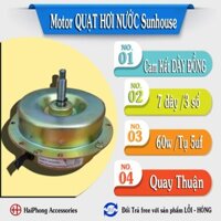 Motor quạt hơi nước sunhouse SHD 7740 - 7742 cam kết dây đồng tặng kèm tụ