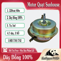 Motor quạt hơi nước sunhouse SHD 7740 - 7742 cam kết dây đồng tặng kèm tụ