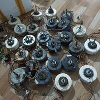 Motor quạt lạnh điều hoà máy lạnh (quạt của cục lạnh trong nhà) tháo máy OK chọn ngẫu nhiên