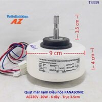Motor quạt màn lạnh Điều hòa PANASONIC-FUNIKI AC220V - 6 dây