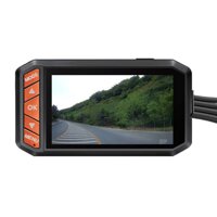 Motorcycle Camera Driving Recorder Waterproof Dual Lens 1080P Motorbike Dash Cam DVR Video Recording with 2.7" LCD Screen 130° Angle WiFi & GPS