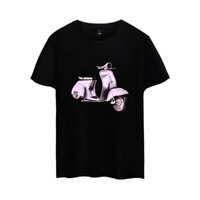 Motorcycle Vespa Áo Thun cotton Tay Ngắn Dành Cho Nam Và Nữ Unisex T-shirt Big Size XXS-4XL 3203B