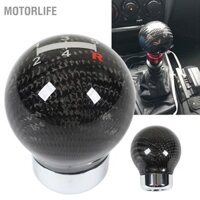 Motorlife Bánh Răng Chuyển Cần Gạt Núm Sợi Carbon 15 Mm Đáy Giao Diện Bóng Tròn Bằng Tay Hộp Số Tự Động Sang Đầu Vặn