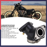 Motorlife Bộ Chế Hòa Khí Nạp Giao Diện Adapter 4RF 13586 01 Phù Hợp Với XV 125 Virago XVS Kéo Ngôi Sao 240 250 Tuyến Đường 66