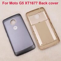 Motorola Moto G5 XT1685 1672 XT1670 XT1671 XT1676 XT1675 Kim Loại + PC Cửa Sau Vỏ Thay Thế