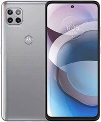 Motorola One 5G Ace | Năm 2021 | Pin 2 ngày | Đã mở khóa | Sản xuất cho Hoa Kỳ bởi Motorola | Bộ nhớ 6/128GB | Camera 48MP | Màu bạc mờ (Phiên bản cập nhật)