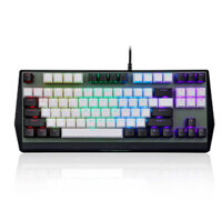 MOTOSPEED CK73 87 Keys Wired Mechanical Gaming Keyboard Gateron Switch RGB Backlit Type-C Wired Gaming Keyboard