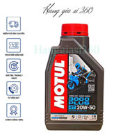 Motul 3000 Plus 4T 20W50 - Nhớt cao cấp cho xe máy 4 thì Chai 800ml - 1L