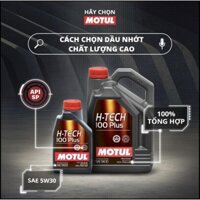 Motul chính hãng - Dầu nhớt động cơ Motul HTech 100 Plus 5W30