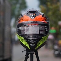 Mount pat gắn cằm fullface cho camera hành trình gopro - eken - sj cho Yohe 981 - Bộ gắn camera lên mũi nón yohe 981