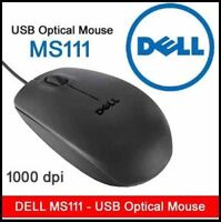 Mouse DELL MS111 USB 3 Button Optical MOUSE