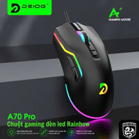 Mouse gaming A70 Pro  Deiog đèn led RGB chính hãng
