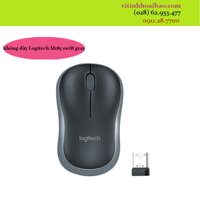 Mouse không dây Logitech M185 swift gray (tặng pin aa)