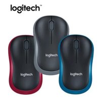 (MOUSE) LOGITECH M185 WIRELESS/OPTICAL/AA/NB (Màu Đỏ )