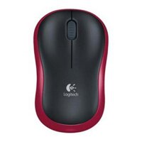 (MOUSE) LOGITECH M185 WIRELESS/ OPTICAL/ AA/ RED/ NB(910-002503)