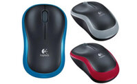 (MOUSE) LOGITECH M185 WIRELESS/OPTICAL/AA/ĐỎ (RED)/NB