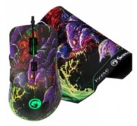 Mouse + Mousepad  Marvo  G932 + G20 Đen LED ( USB )