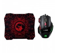 Mouse + Mousepad  Marvo  M 315 + G1 LED ( USB )