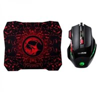 Mouse + Mousepad  Marvo  M 315 + G1 LED ( USB )