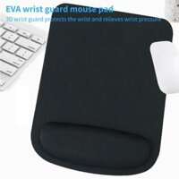 Mouse Pad Cushion with Wrist Rest Slow Rebound Square Ergonomic Mouse Mat for PC