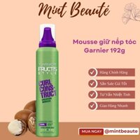 Mousse giữ nếp tóc xoăn Garnier Fructis Style Curl Construct Creation Mousse, Dành cho Tóc Xoăn 192g của Mỹ