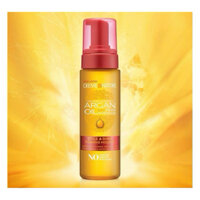 Mousse tạo kiểu tóc dưỡng ẩm & nuôi dưỡng ẩm Creme of Nature Argan Oil Shine Enhancing Foaming Styling Mousse  207ml