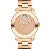 Movado Bold 3600335 Rose Gold Tone Watch 36mm