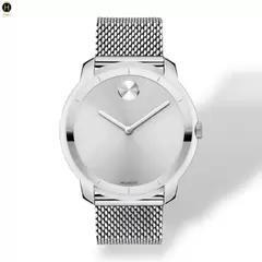 Movado Bold Silver Dial Mesh Men’s Watch 3600260, 44mm