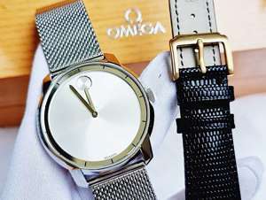 Movado Bold Silver Dial Mesh Men’s Watch 3600260, 44mm