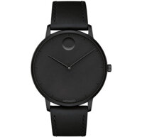 Movado Face 3640002 Black Ion-Plated Watch 41mm