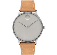 Movado Face 3640003 Grey Ion-Plated Watch 41mm
